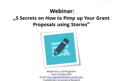 How to Pimp Up Your Grant Proposals Using Stories: 5 Secrets (Presentation)