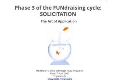Webinar 3 – Solicitation: The art of application (Presentation)